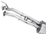 AWE 16-22 Toyota Tacoma 0FG Catback Exhaust w/ BashGuard - Dual Chrome Silver Tips - 3015-32826