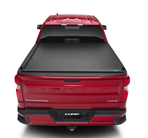 Lund 16-23 Nissan Titan XD (78.7 Bed) Genesis Roll Up Tonneau Cover - Black - 96091