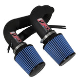Injen 08-09 535i E60 3.0L L6 Twin intake & AMSOIL Filters Wrinkle Black Short Ram Intake - SP1130WB