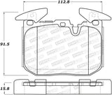 StopTech Performance 14-18 BMW i8 Sport Performance Front Brake Pads - 309.16091