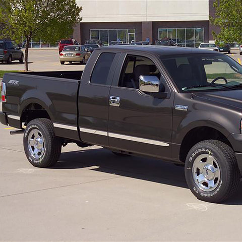 Putco 04-08 Ford F-150 Super Cab 6ft Box (w/o Flares) - Billet Aluminum Body Side Molding - 96660