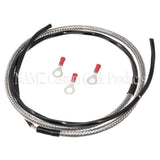 NAMZ Tachometer Harness (SS Braided & Clear Coated) - NTH-4801