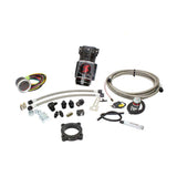 Snow Performance 15-17 Mustang EcB Stg 2 Bst Cooler Water Injection Kit (SS Brded Line/4AN) w/o Tank - SNO-2134-BRD-T