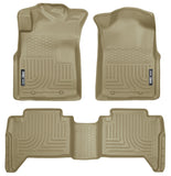 Husky Liners 05-13 Toyota Tacoma WeatherBeater Combo Tan Floor Liners - 98953