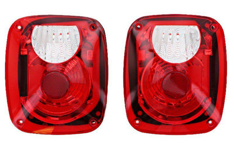 Rampage 1976-1983 Jeep CJ5 Taillight Conversion Kit - Brite - 5307