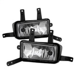 Spyder Chevy Suburban Tahoe 2015-17 OEM Fog Lights W/Chrm trim Cover and Switch Clear FL-CTAH15-C - 9031588