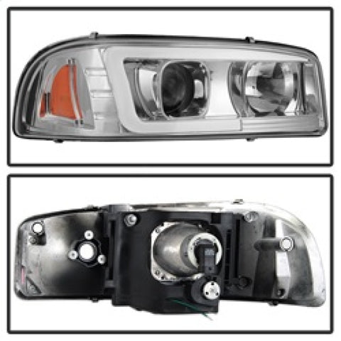 Spyder GMC Sierra 1500/2500/3500 99-06 V2 Projector Headlights - DRL - Chrome PRO-YD-CDE00V2-LB-C - 5084620