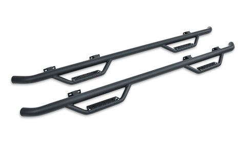 Go Rhino Dominator Xtreme D2 Side Steps 57in. Cab Length - Tex. Blk (No Drill/Mounting Brkt Req.) - D20057T