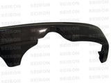 Seibon 96-00 Honda Civic HB TR Carbon Fiber Rear Lip - RL9600HDCVHB-TR