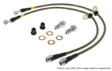 StopTech Stainless Steel Front Brake Lines for 04-05 Porsche Carrera GT - 950.37014