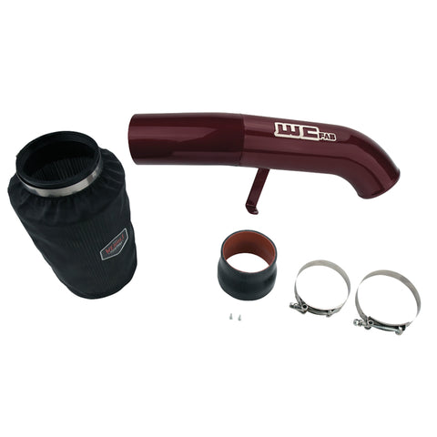 Wehrli 01-04 Chevrolet 6.6L LB7 Duramax 4in Intake Kit - WCFab Red - WCF100334-RED