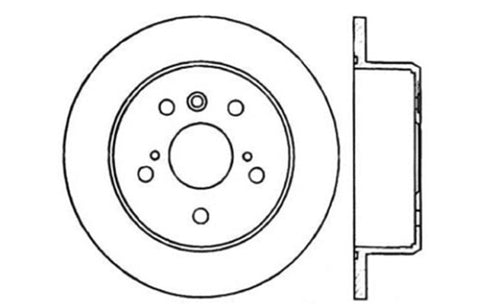 StopTech Drilled Sport Brake Rotor - 128.44126R