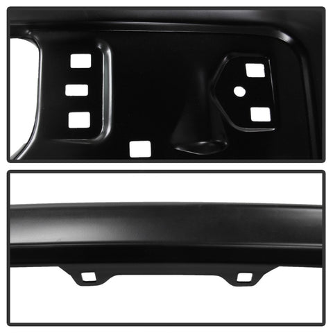 Spyder Ford F150 09-14 w/Fog Light Hole Front Bumper - Black (OEM # 9L3Z17757DPTM) - 9948459