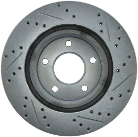 StopTech Select Sport 07-12 Chrysler Sebring Slotted / Drilled 1PC Right Front Rotor - 227.63067R