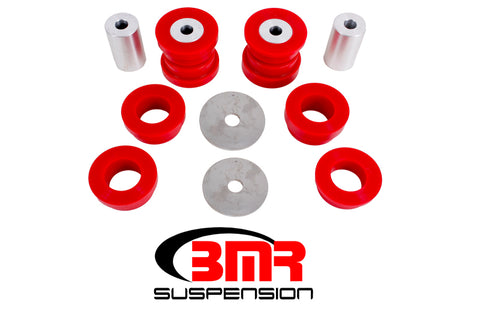 BMR 15-17 S550 Mustang Rear Cradle Bushing Kit (Polyurethane) - Red - BK047