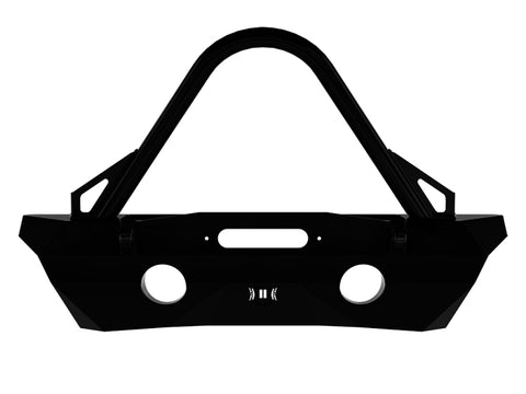 ICON 07-18 Jeep Wrangler JK Pro Series Front Recessed Winch Bumper w/Stinger/Tabs - 25242