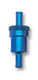 Russell Performance Blue Street Fuel Filter (3in Length 1-1/8in diameter 3/8in inlet/outlet) - 645140