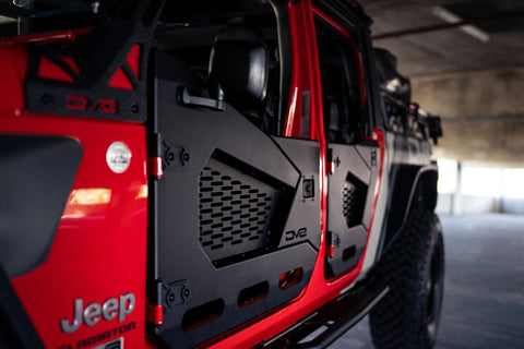 DV8 Offroad 18-22 Jeep Wrangler JL/JT Spec Series Half Doors - Front Set - HDJL-02F