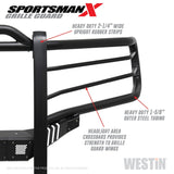 Westin 19-21 Ram 1500 Sportsman X Grille Guard - Textured Black (Excluding Classic & Rebel) - 40-33975