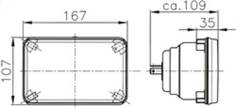 Hella Headlamp Insert Esh Fa Gn Mgs12 53391Ab - 003177801