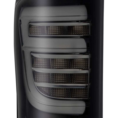 AlphaRex 15-17 Ford F-150 (Excl Models w/Blind Spot Sensor) PRO-Series LED Tail Lights Jet Black - 652010