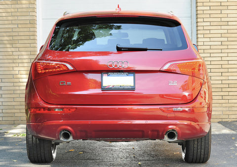 AWE Tuning Audi 8R Q5 3.2L Non-Resonated Exhaust System (Downpipe-Back) - Polished Silver Tips - 3020-32018