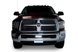 Putco 11-18 Ram HD - SS - Bar Style Bumper Grille Inserts w/ 10in Luminix Light Bar (Black) - 87175L