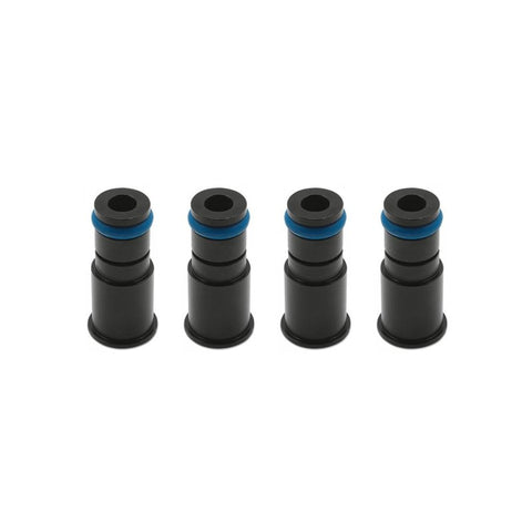 BLOX Racing 14mm Adapter Top (1in) w/Viton O-Ring & Retaining Clip (Set of 4) - BXEF-AT-14L-4