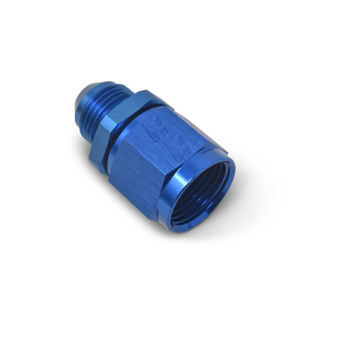 Russell Performance BLUE ANODIZED -12 TUBE COUPLING NUT W/ FLARED REDUCER TO -10 AN MALE - 660040