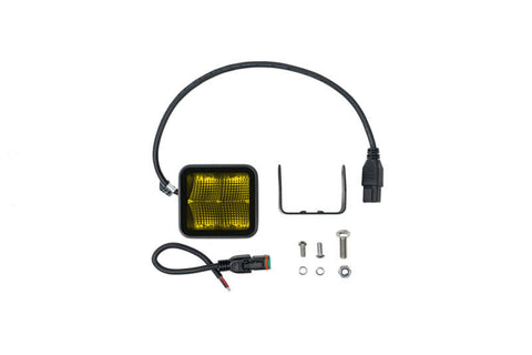 DV8 Offroad 3in Elite Series LED Amber Pod Light - BE3EW40W-A