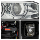 Spyder 08-10 BMW F92 3 Series Proj Headlight - High Beam H3 DRL LED - Chrome - PRO-YD-BMWE9208-DRL-C - 5086518