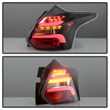 Spyder 12-14 Ford Focus 5DR LED Tail Lights - Black (ALT-YD-FF12-LED-BK) - 5085139