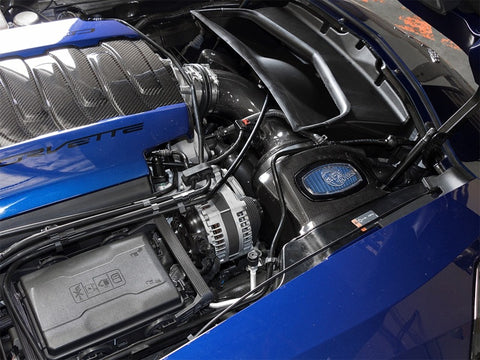 aFe Momentum Black Series Carbon Fiber Intake System P5R 14-17 Chevy Corvette 6.2L (C7) - 52-74201-C