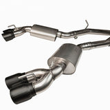 Kooks 16-22 Chevrolet Camaro SS/ZL1 2in Headers w/ GREEN Exhaust Kit Black Quad Tips - 2260F636