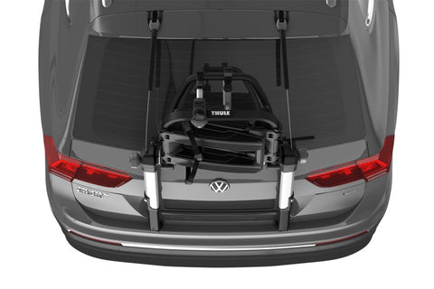 Thule OutWay Platform-Style Trunk Mount Bike Rack w/Raised Platform (Up to 2 Bikes) - Silver/Black - 993005