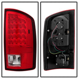 Xtune Dodge Ram 02-06 1500 / Ram 2500/3500 03-06 LED Tail Light Red Clear ALT-JH-DR02-LED-RC - 5072993