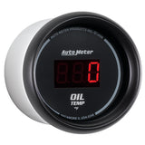 Autometer Black 0-400F Digital Oil Temp Gauge - 6348