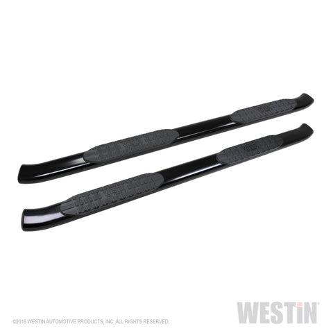 Westin 2019 Chevrolet Silverado/Sierra 1500 Crew Cab Non LD PRO TRAXX 5 Oval Nerf Step Bars - Black - 21-54135