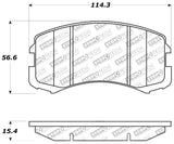 StopTech Performance Brake Pads - 309.09040