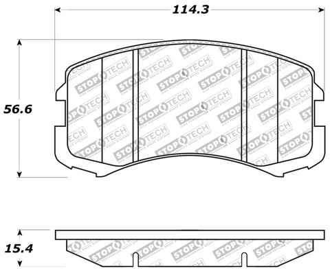 StopTech Performance Brake Pads - 309.09040