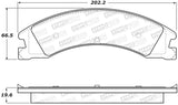 StopTech Street Brake Pads - Rear - 308.13301