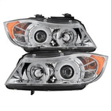 Spyder BMW E90 3-Series 06-08 Projector LED Halo Amber Reflctr Rplc Bulb Chrm PRO-YD-BMWE9005-AM-C - 5009012