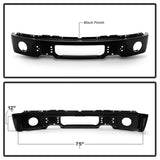 Spyder Ford F150 09-14 w/Fog Light Hole Front Bumper - Black (OEM # 9L3Z17757DPTM) - 9948459