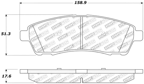 StopTech Performance Brake Pads - 309.07570