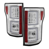 Spyder 18-19 Ford F-150 (W/O Blind Spot Sensor) LED Tail Lights - Chrome (ALT-YD-FF15018-LED-C) - 5085658