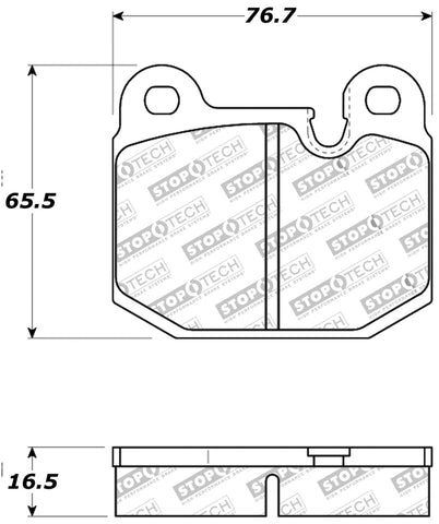 StopTech Performance Brake Pads - 309.01740