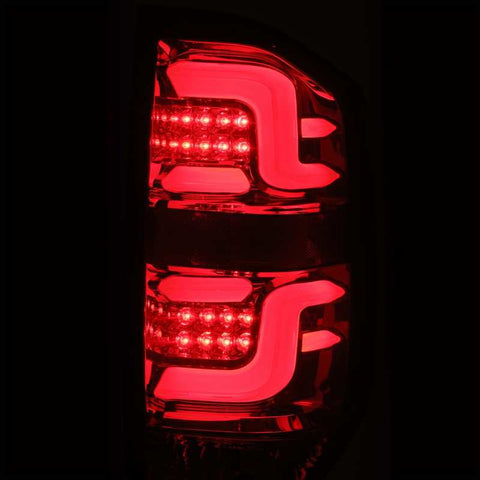 AlphaRex 14-20 Toyota Tundra PRO-Series LED Tail Lights Red Smoke - 672020