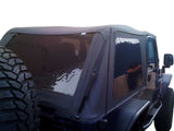 Rampage 2004-2006 Jeep Wrangler(TJ) LJ Unlimited Frameless Soft Top Kit - Black Diamond - 109635