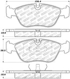 StopTech Performance 98-04 Volvo S60/98-00 S70/98-00 V70/93-97 850 Series Front Brake Pads - 309.06180