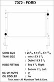 CSF 2015+ Ford Mustang 2.3L Ecoboost Radiator - 7072